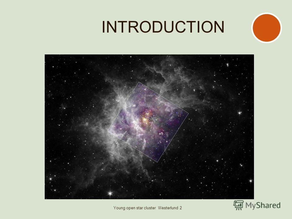 INTRODUCTION Young open star cluster Westerlund 2