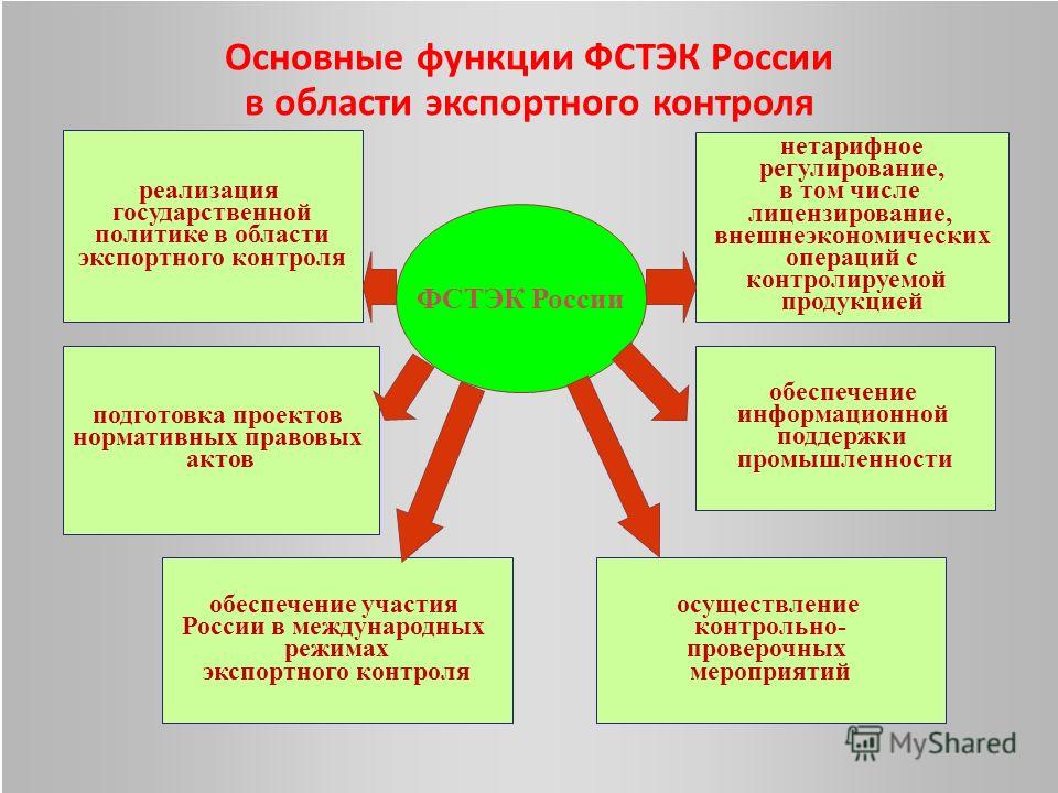 Реферат: Особенности функционирования современной системы экспортного контроля в РФ анализ, оценка персп