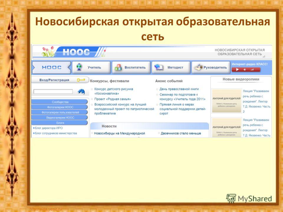 Новосибирская открытая образовательная сеть