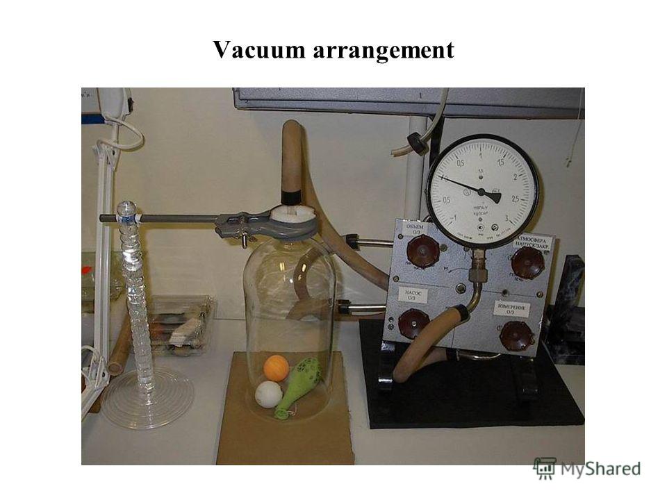 Vacuum arrangement