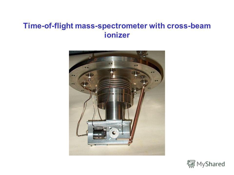 Time-of-flight mass-spectrometer with cross-beam ionizer