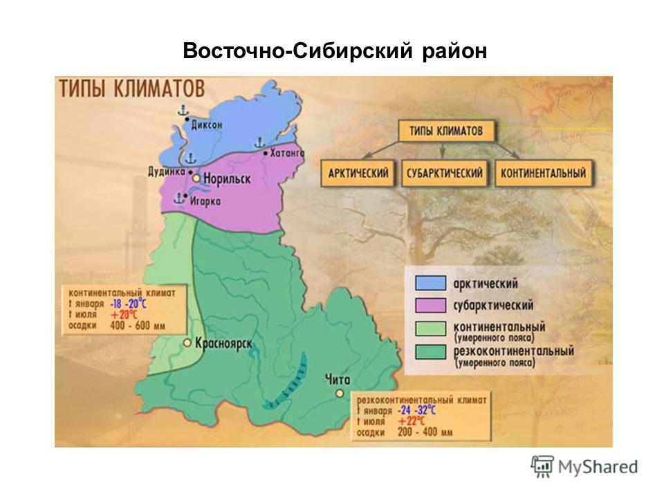 Реферат: Восточно – Сибирский экономический район