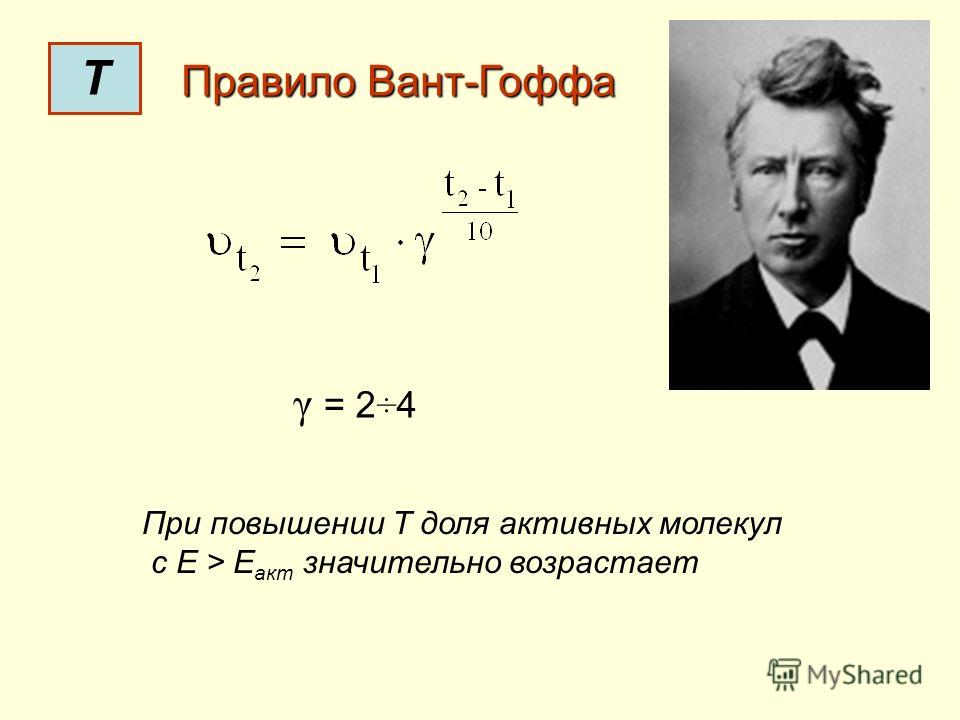 Правило вант гоффа пример Презентация на тему: "Химическая кинетика и равновесие КАФЕДРА ОБЩЕЙ И НЕОРГАНИЧ