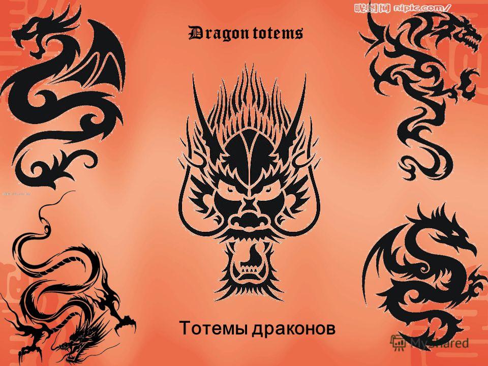 Тотемы драконов Dragon totems