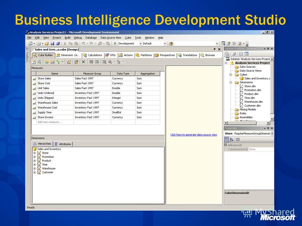 Business Intelligence Development Studio