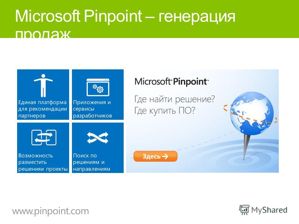 Microsoft Pinpoint – генерация продаж