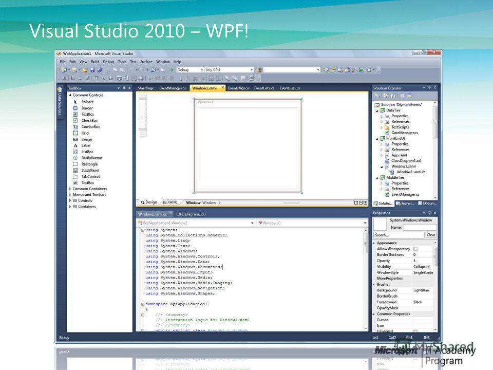 Visual Studio 2008 WPF Designer