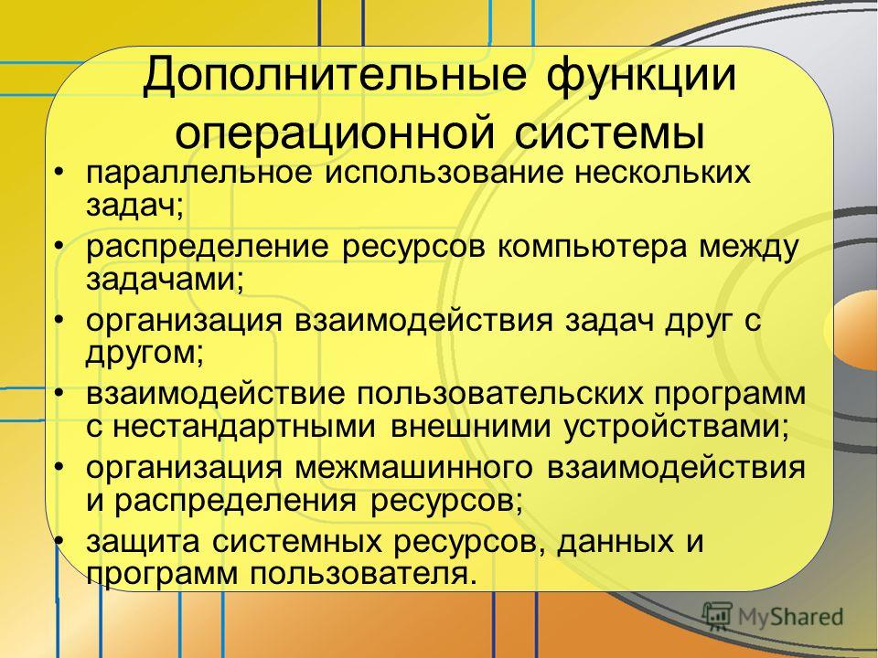 Операционная система принципы и задачи проект
