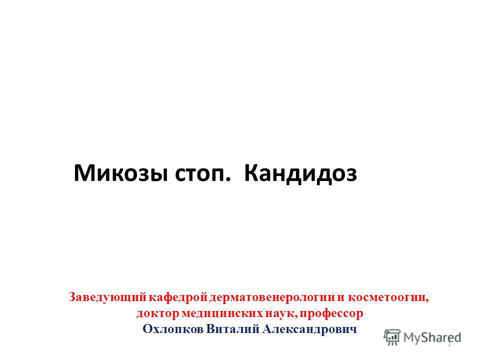Скачать Презентацию на Тему Микозы Стоп