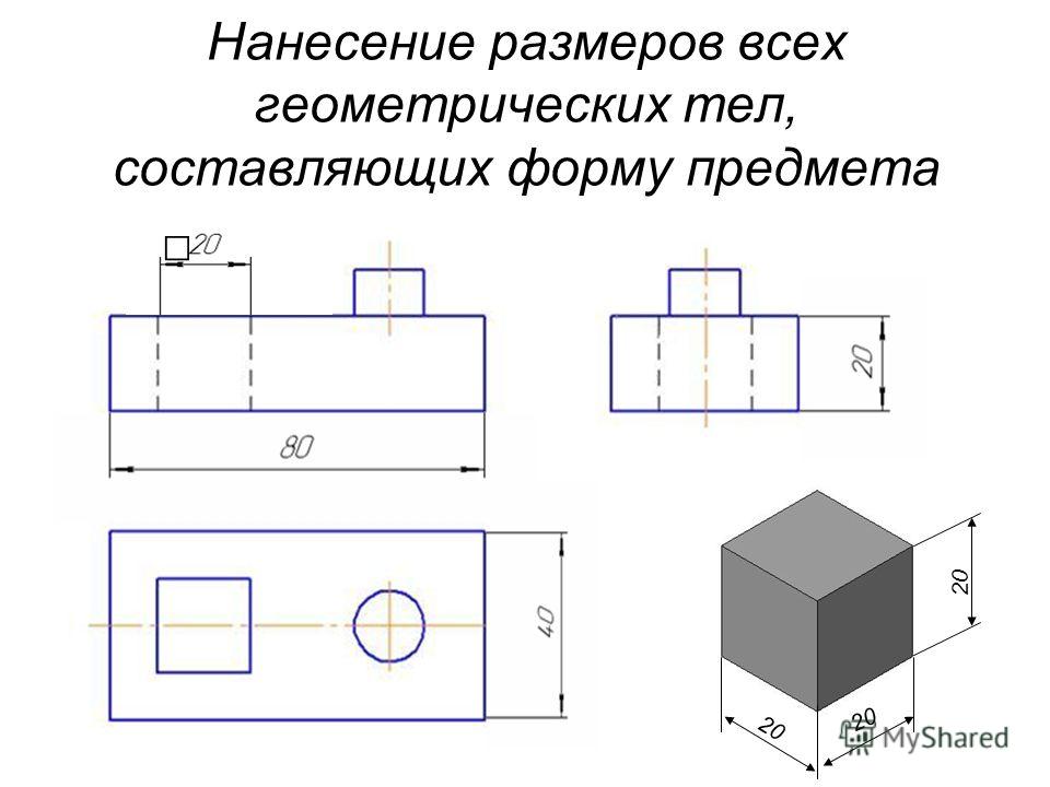Отношение размеров предмета выполненное на чертеже