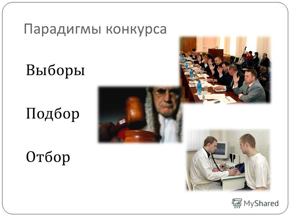 Конкурс как технология подбора кадров Конкурс как технология подбора кадров