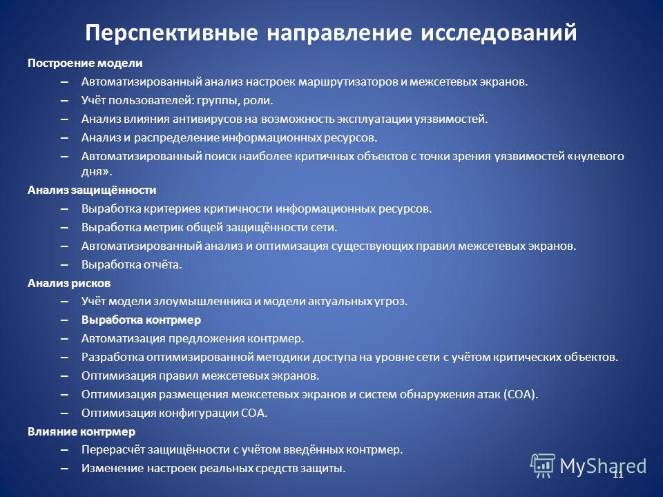 Построение Модели Угроз Информационной Безопасности