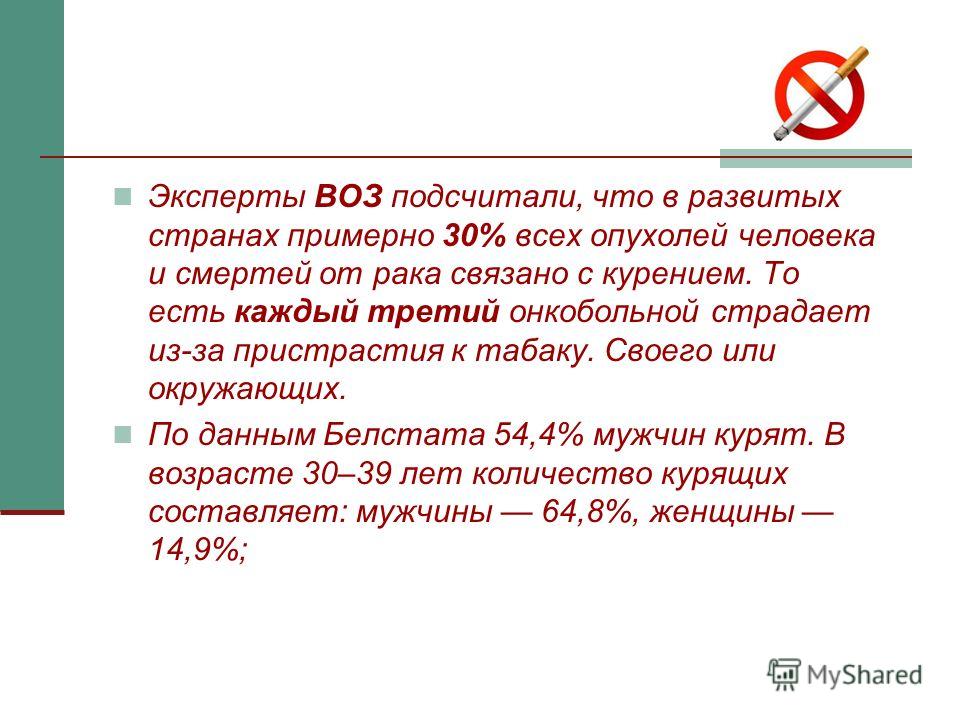 Болезни связаны с курением Болезни связаны с курением