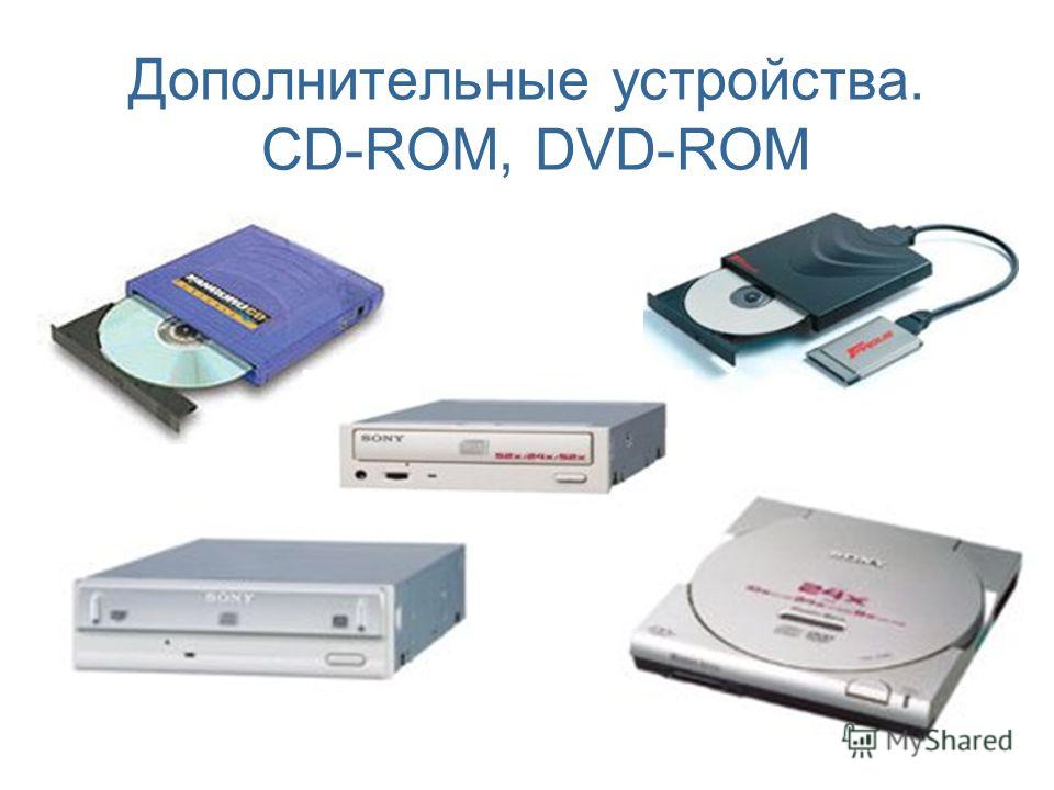 Дополнительные устройства. CD-ROM, DVD-ROM
