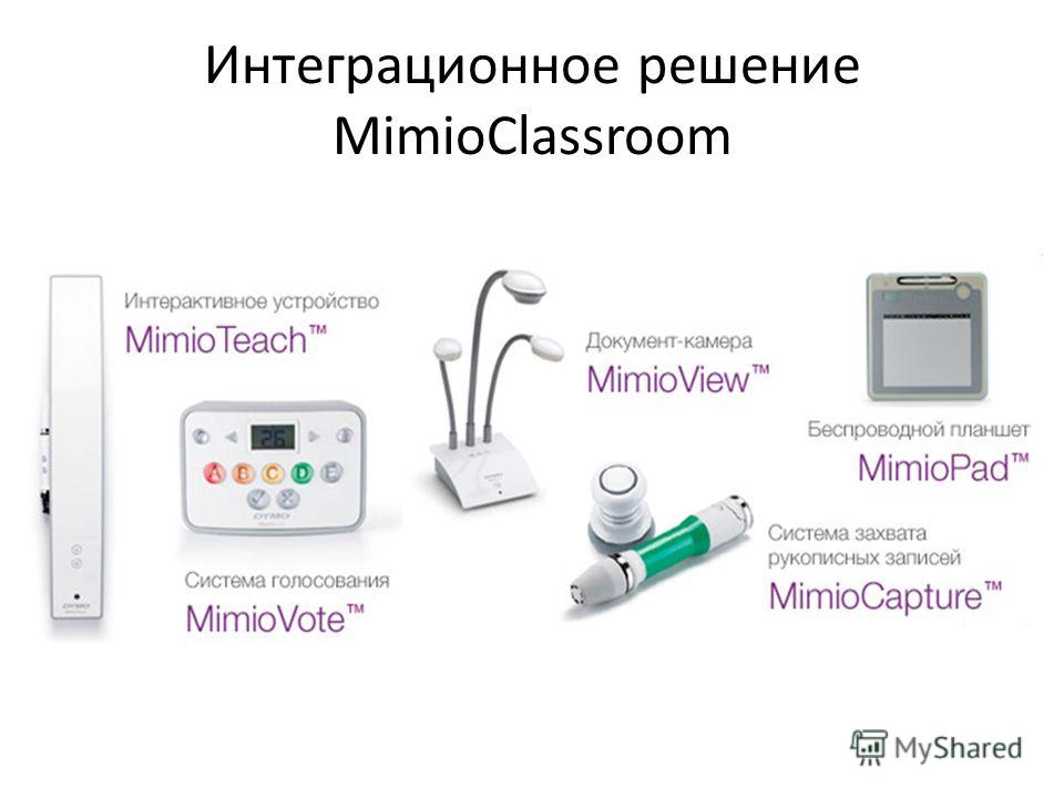 Интеграционное решение MimioClassroom