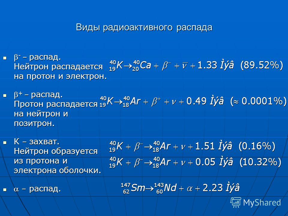 Приведите пример использования радиоактивного распада Задачка про кванты для физиков.