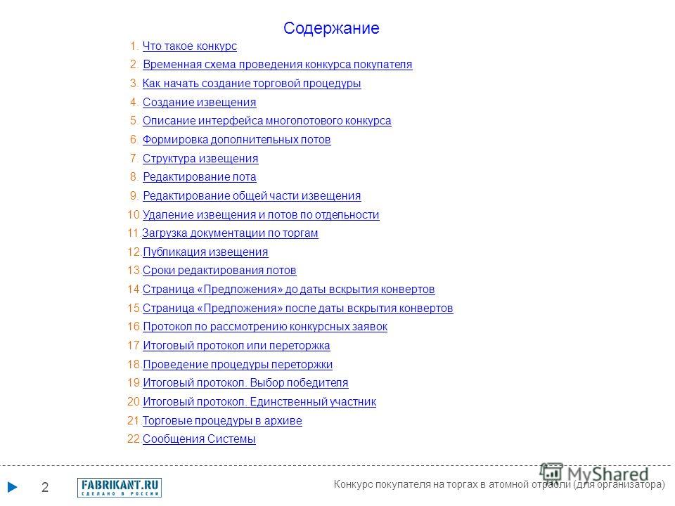 Что такое конкурс покупателя Что такое конкурс покупателя