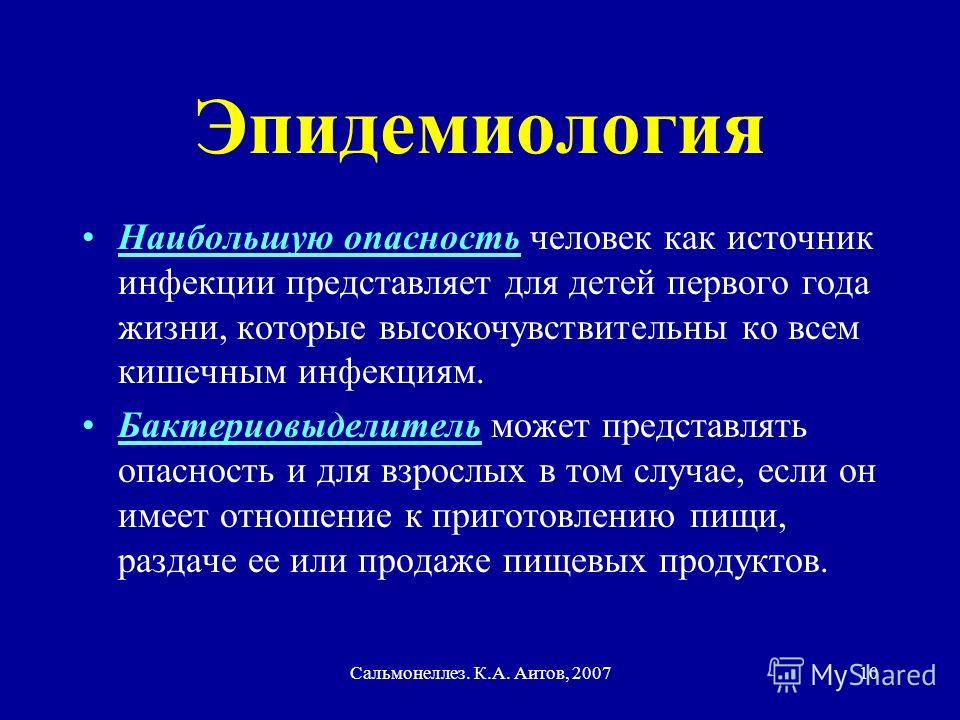 Реферат: Сальмонеллез - salmonellosis: этиология, эпидемиология, патогенез Реферат: Сальмонеллез - salmonellosis: этиология, эпидемиология, патогенез