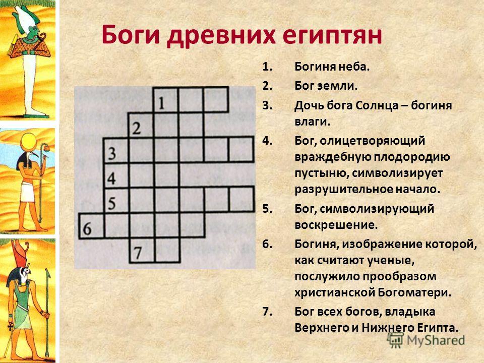 Презентация на тему боги древнего египта