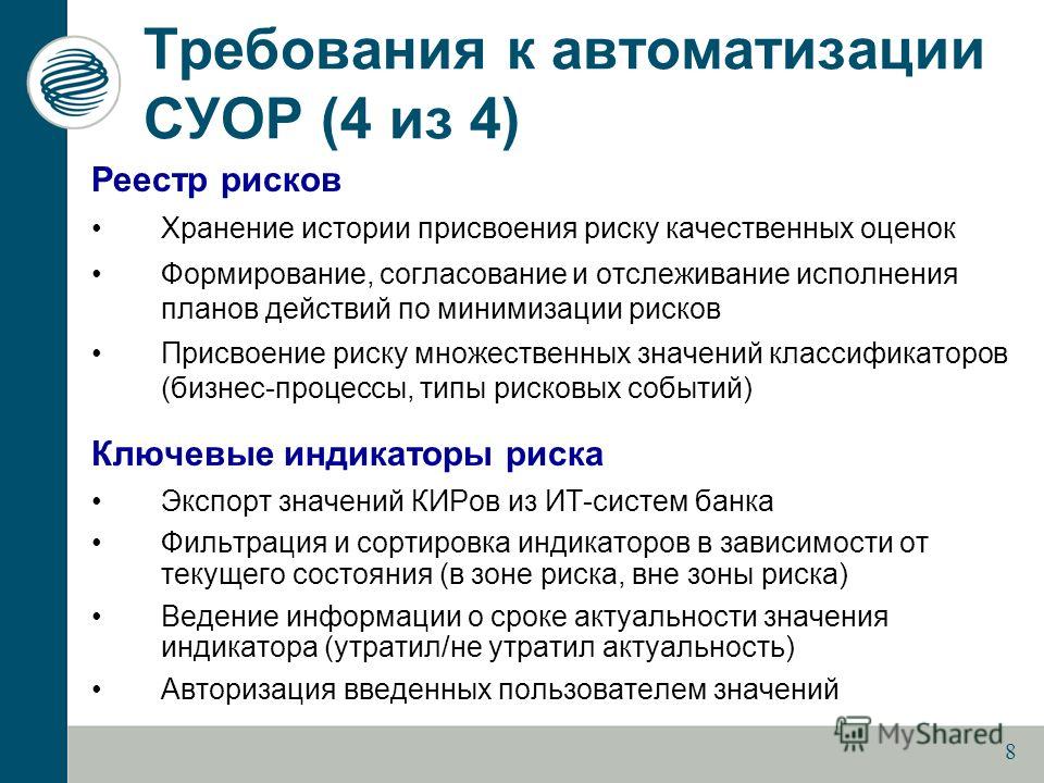 Оценка рисков и эффективности бизнес проекта Операционные риски проекта