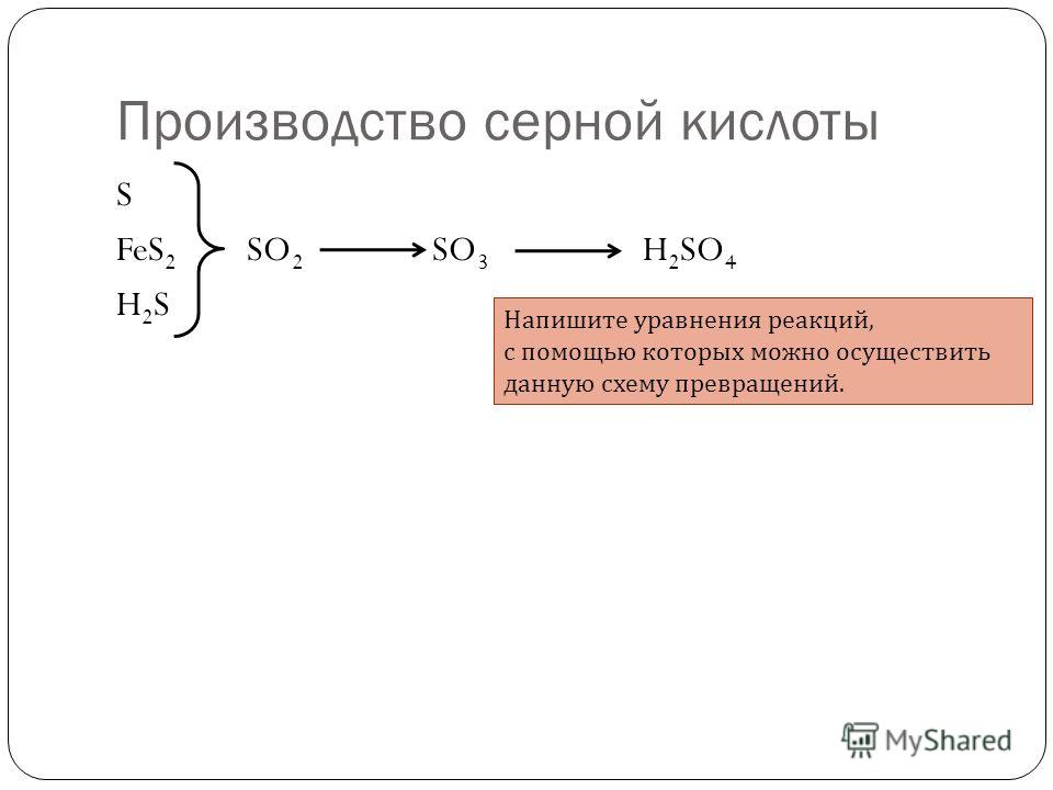 Составьте уравнения реакций по схеме fes Составьте уравнения реакций по схеме fes
