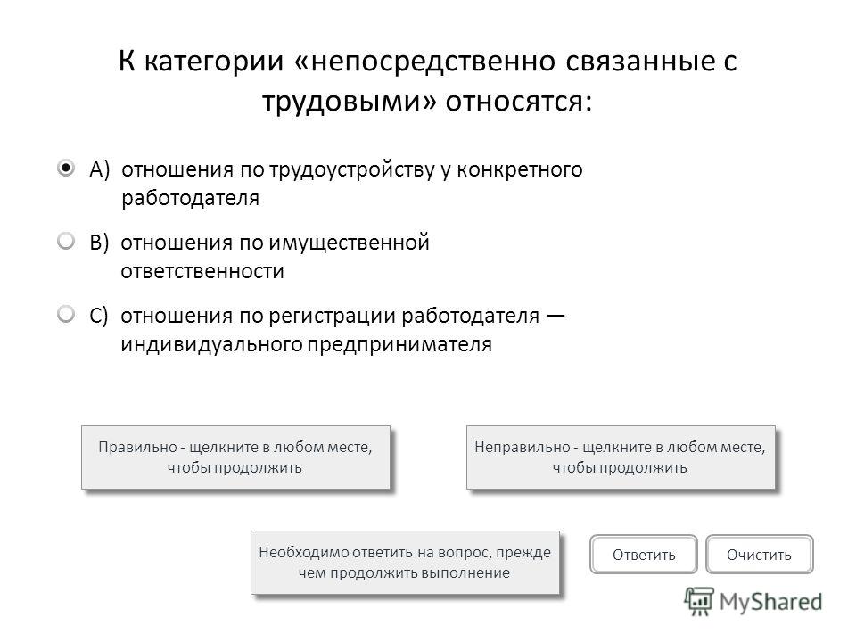Отношения непосредственно связанные с индивидуальными трудовыми отношениями Отношения непосредственно связанные с индивидуальными трудовыми отношениями