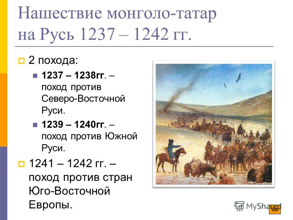 Контрольная работа по теме Утверждение монголо-татарского ига на Руси