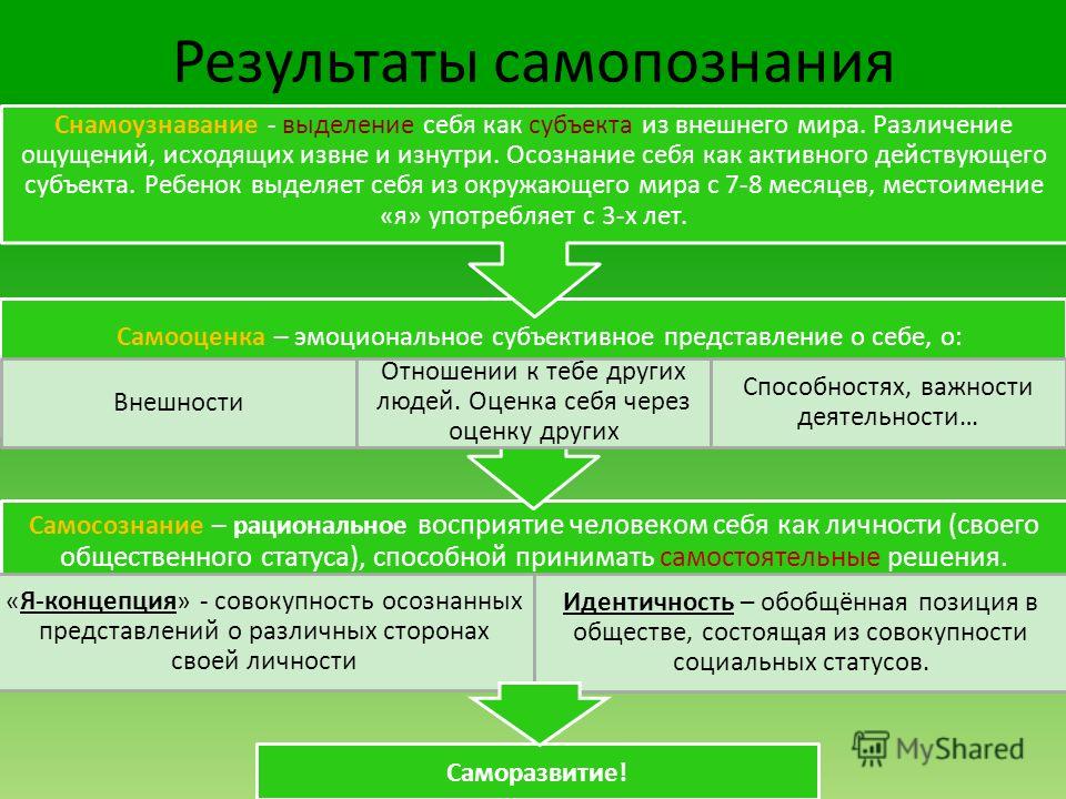 Различные представления о статусе Различные представления о статусе