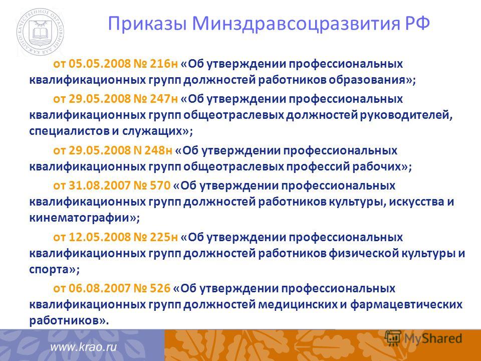 Приказ мз рф по должностям работников в сфере здравоохранения Программа переселения соотечественников в Россию
