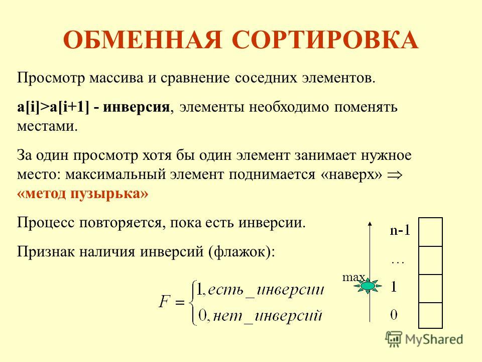 Презентация на тему: "МЕТОДЫ СОРТИРОВКИ. Сортировка - расположение элементов мно