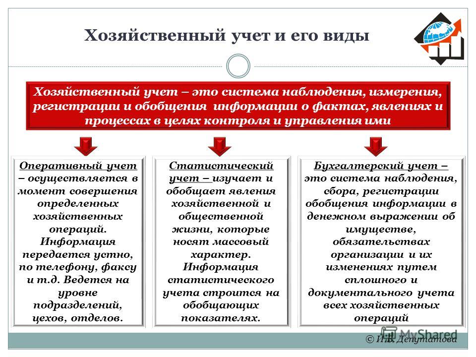 Реферат: Виды хозяйственного учета 2