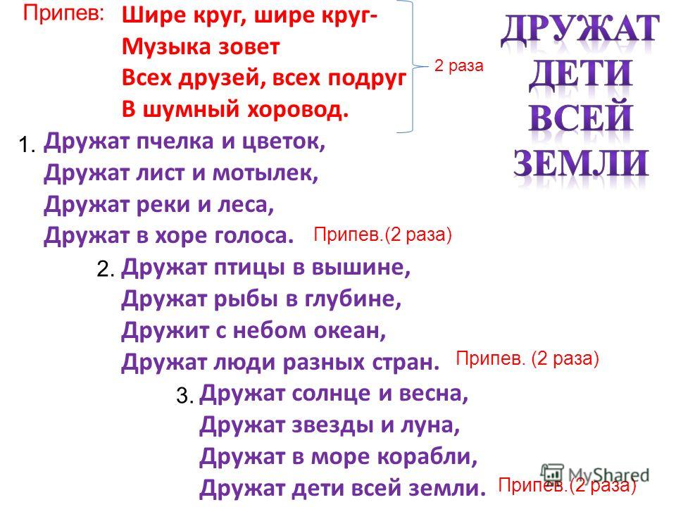 Скачать Песню Шире Круг Друзья