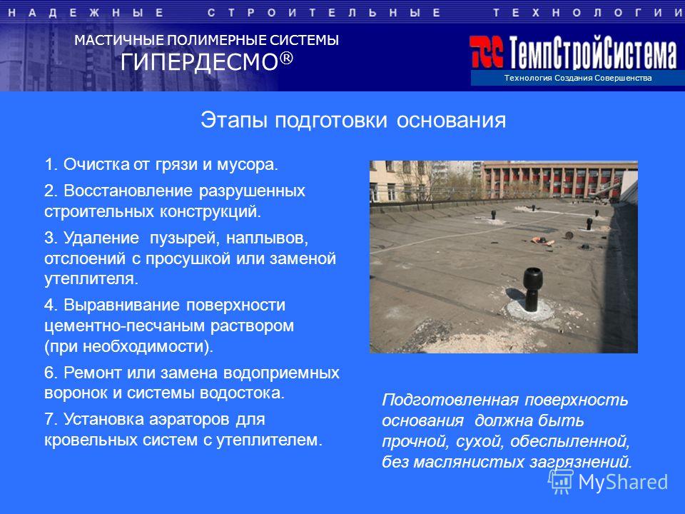 Мастичная гидроизоляция гипердесмо в днепропетровске как сделать самим наливные полы из гальки