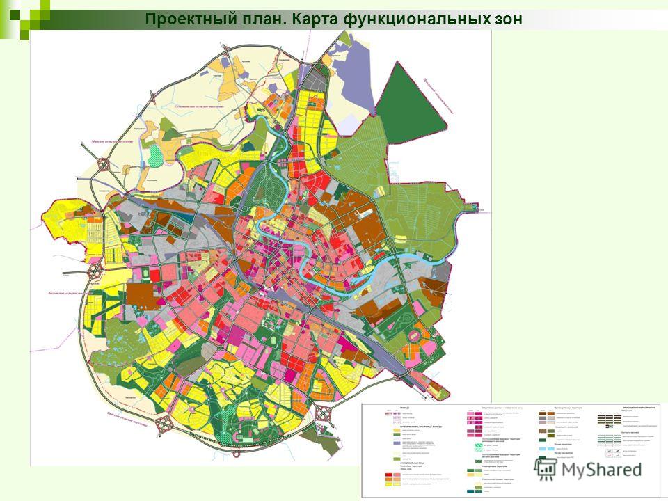 Карта градостроительного зонирования города барнаула