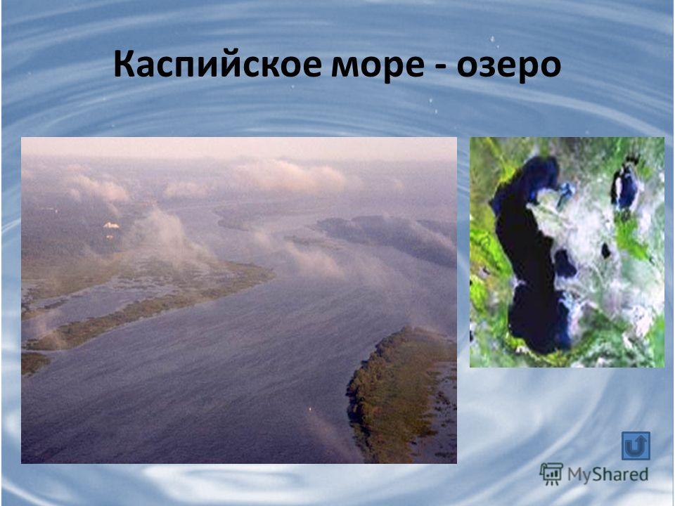 Каспийское море - озеро