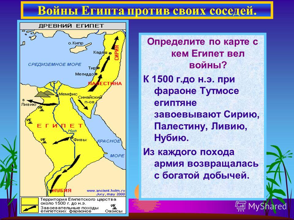 Границы египетского царства