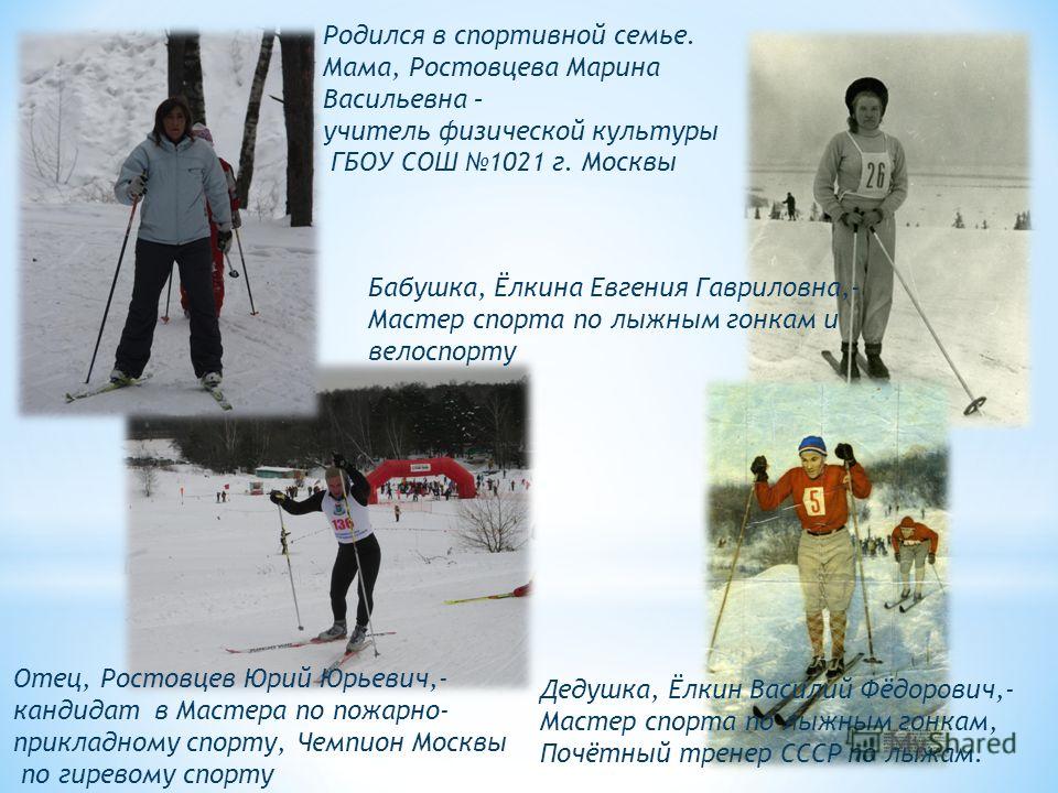 Ростовцев Дмитрий Юрьевич лыжник