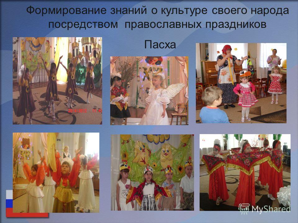 Формирование знаний о культуре своего народа посредством православных праздников Пасха