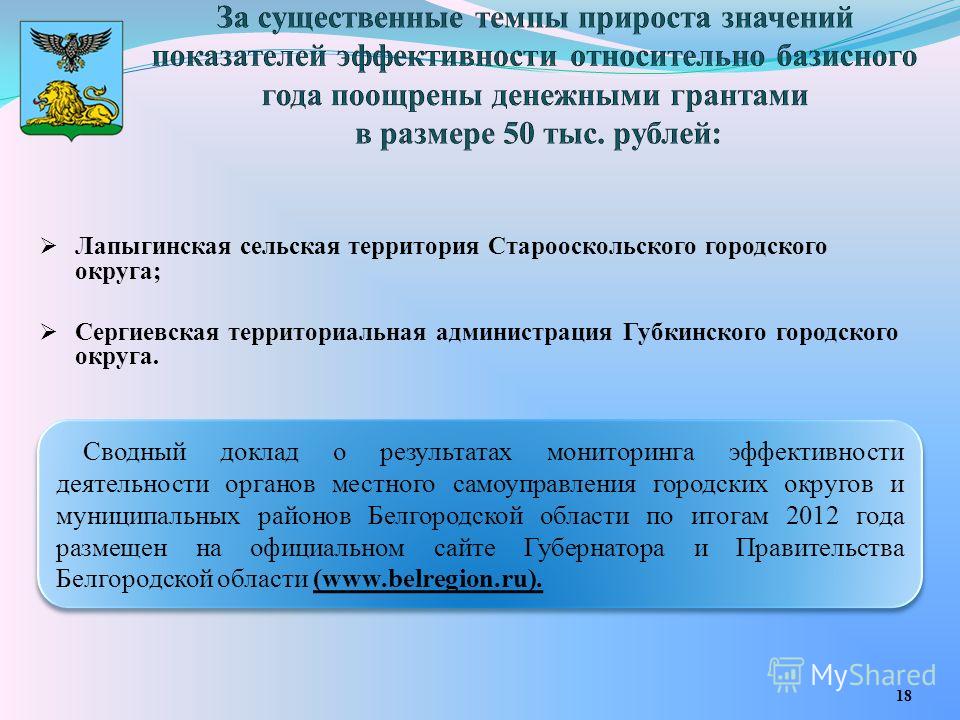Реферат: Органы государственной власти Белгородской области