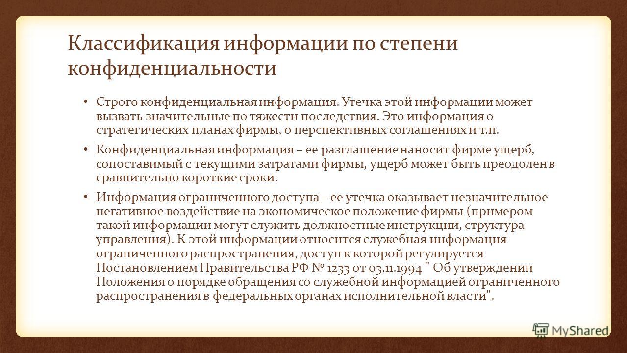 Положение об Информационной Безопасности Предприятия