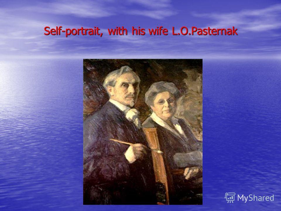 Self-portrait, with his wife L.O.Pasternak