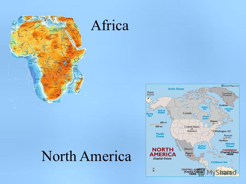 Africa North America