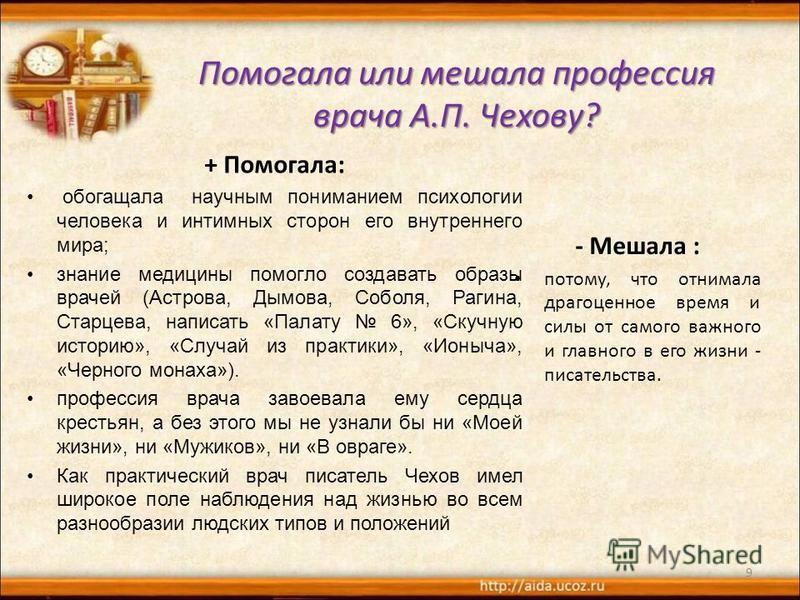 Реферат по теме Чехов и его связь с медициной Реферат по теме Чехов и его связь с медициной