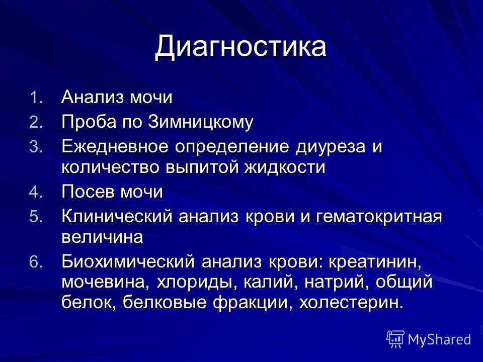 2019 год - Анализ мочи по Зимницкому 2019 год