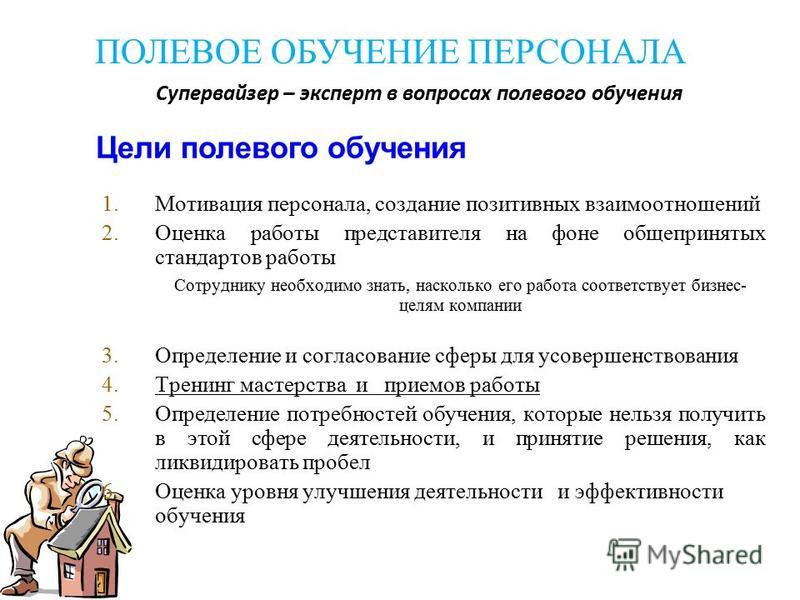 Презентация на должность супервайзера