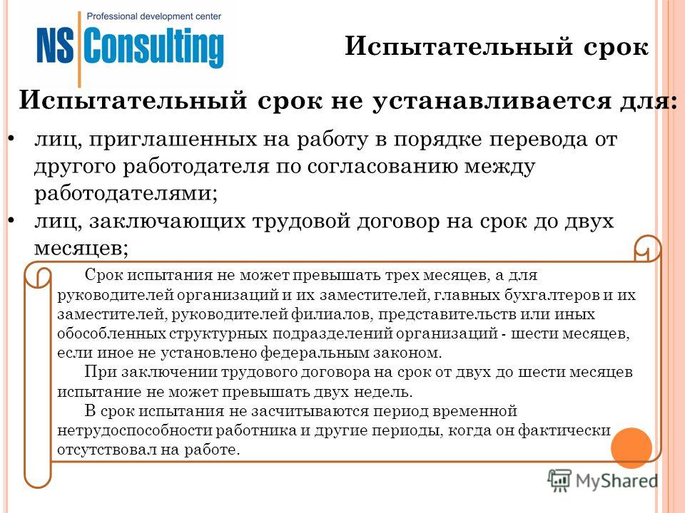 Больничный в период испытательного срока успели вовремя