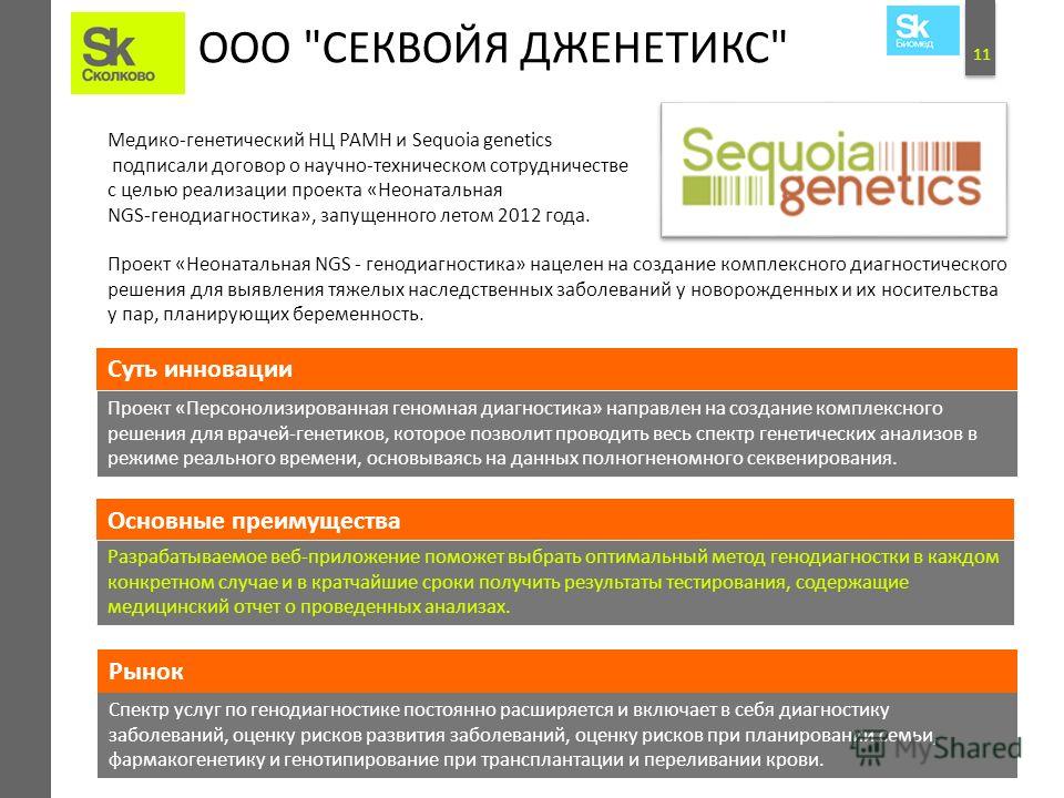 Сообщение о создании инновационного проекта сколково