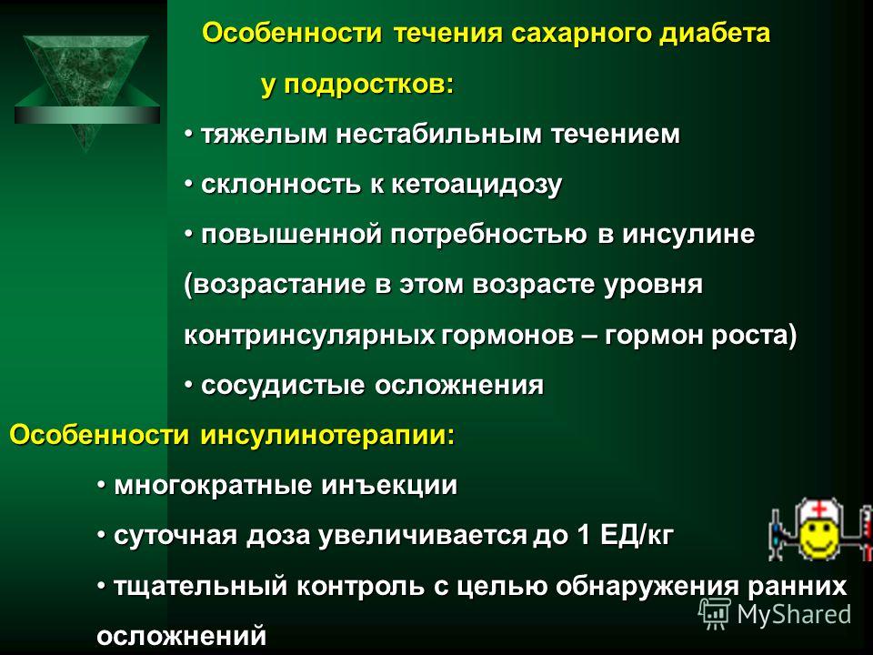 Курсовая работа по теме Особенности инсулинотерапии