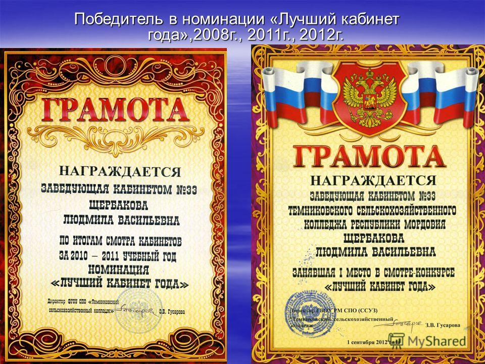 Примеры номинаций для награждения сотрудников за год