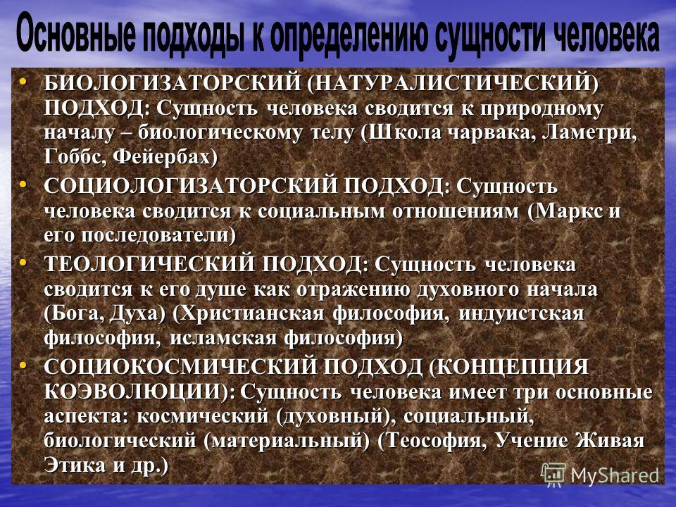 натурализаторские биологизаторские подходы к человеку и обществу изготовления тканей